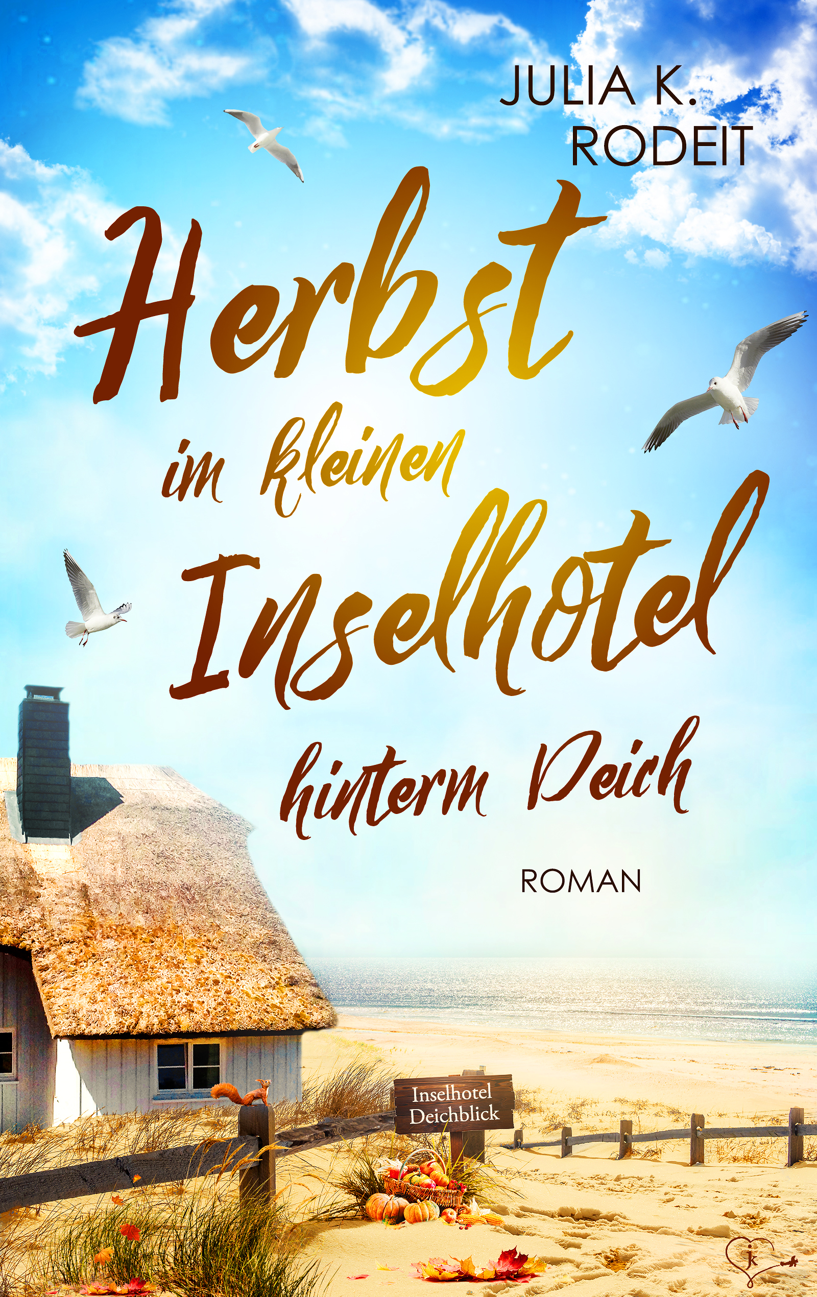 Herbst im kleinen Inselhotel hinterm Deich